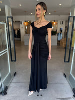 Load image into Gallery viewer, PRESUMPTUOUS OS DRESS - BLACK