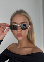 Load image into Gallery viewer, THE EARLE SUNGLASSES GOLD GREEN