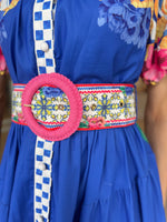 Load image into Gallery viewer, POSITANO MAXI DRESS BLUE