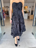 Load image into Gallery viewer, ASHER MIDI DRESS - BLACK