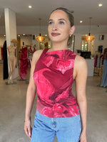 Load image into Gallery viewer, FLORENCE TOP RASPBERRY