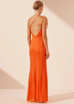 Load image into Gallery viewer, SOL LACE ASYM MAXI DRESS
