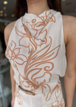 Load image into Gallery viewer, LOLITA TOP ECRU FLORAL