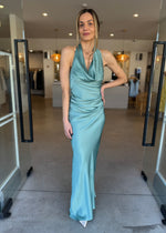 Load image into Gallery viewer, PENELOPE DRAPE GOWN - SAGE