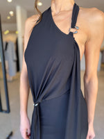 Load image into Gallery viewer, RIVIERA JERSEY DRESS - BLACK
