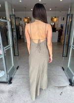 Load image into Gallery viewer, WINFIELD MAXI DRESS - DEEP SAGE
