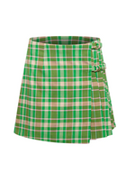 Load image into Gallery viewer, VERDANT MINI SKIRT - APPLE CHECK
