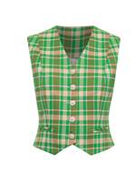 Load image into Gallery viewer, VERDANT VEST - APPLE CHECK
