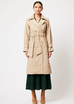 Load image into Gallery viewer, ASTRA LEATHER TRENCH COAT

