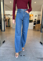 Load image into Gallery viewer, RIBCAGE WIDE LEG - BRAIDED WAIST