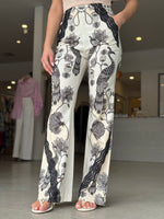 Load image into Gallery viewer, LEANDRO LACE TRIM PANT - IMPERIAL