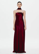 Load image into Gallery viewer, LILIA SATIN DRESS - PORT