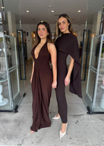 Load image into Gallery viewer, LANDON DRESS - CHOCOLATE