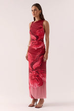 Load image into Gallery viewer, FLORENCE DRESS RASPBERRY