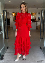 Load image into Gallery viewer, LILJA MAXI DRESS - RED