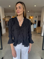 Load image into Gallery viewer, HARPER TOP - BLACK