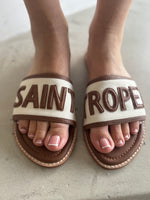 Load image into Gallery viewer, SAINT TROPEZ SLIDES - TAN