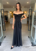 Load image into Gallery viewer, PRESUMPTUOUS OS DRESS - BLACK