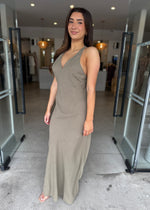 Load image into Gallery viewer, WINFIELD MAXI DRESS - DEEP SAGE