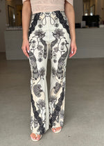 Load image into Gallery viewer, LEANDRO LACE TRIM PANT - IMPERIAL