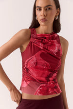 Load image into Gallery viewer, FLORENCE TOP RASPBERRY