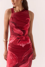 Load image into Gallery viewer, FLORENCE DRESS RASPBERRY