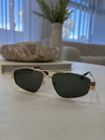 Load image into Gallery viewer, THE EARLE SUNGLASSES GOLD GREEN