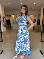 Load image into Gallery viewer, CALLISTA PETAL SLV DRESS - MOSAIC