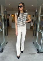 Load image into Gallery viewer, IRENA PINTUCK PANT BONE