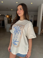 Load image into Gallery viewer, SIRENA OVERSIZE TEE - CREAM