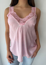 Load image into Gallery viewer, LACE CAMI * ROSA ANTIC