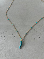 Load image into Gallery viewer, CORNICELLI NECKLACE - TORQUOISE