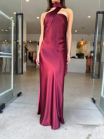 Load image into Gallery viewer, LILIA SATIN DRESS - PORT