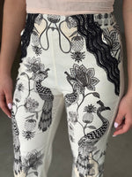 Load image into Gallery viewer, LEANDRO LACE TRIM PANT - IMPERIAL