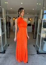 Load image into Gallery viewer, SOL LACE ASYM MAXI DRESS