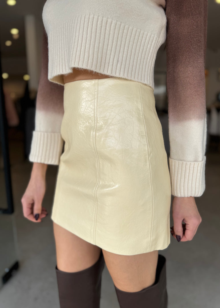 AILIE MINI SKIRT - BUTTER