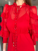 Load image into Gallery viewer, LILJA MAXI DRESS - RED