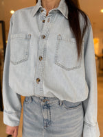Load image into Gallery viewer, KHLOE DENIM SHIRT DRESS