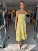 Load image into Gallery viewer, ASHER MIDI DRESS - YELLOW