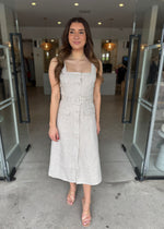 Load image into Gallery viewer, PORTSEA DRESS NATURAL