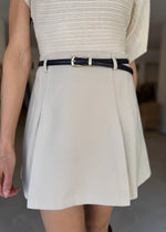Load image into Gallery viewer, SASKIA MINI SKIRT - ALMOND