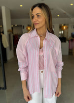 Load image into Gallery viewer, YELLOWSTONE SHIRT - PINK STRIPE