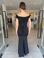 Load image into Gallery viewer, PRESUMPTUOUS OS DRESS - BLACK