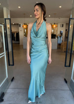 Load image into Gallery viewer, PENELOPE DRAPE GOWN - SAGE