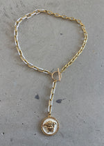 Load image into Gallery viewer, LUCIA NECKLACE GOLD WHITE GOLD