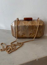 Load image into Gallery viewer, JULIANA CLUTCH CARAMEL