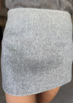 Load image into Gallery viewer, ISLA WOOL SKIRT - GREY OMBRE