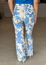Load image into Gallery viewer, LEANDRO LACE TRIM PANT - MOSAIC