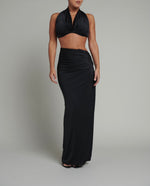 Load image into Gallery viewer, MANHATTAN MAXI SKIRT - BLACK
