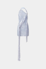 Load image into Gallery viewer, RIVIERA SEQUIN MINI DRESS
